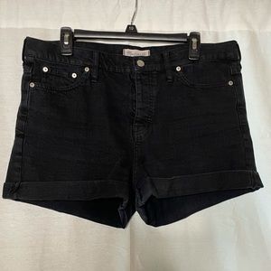Black Madewell Denim Shorts